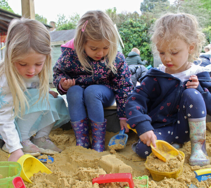 Children playing in a sandpit