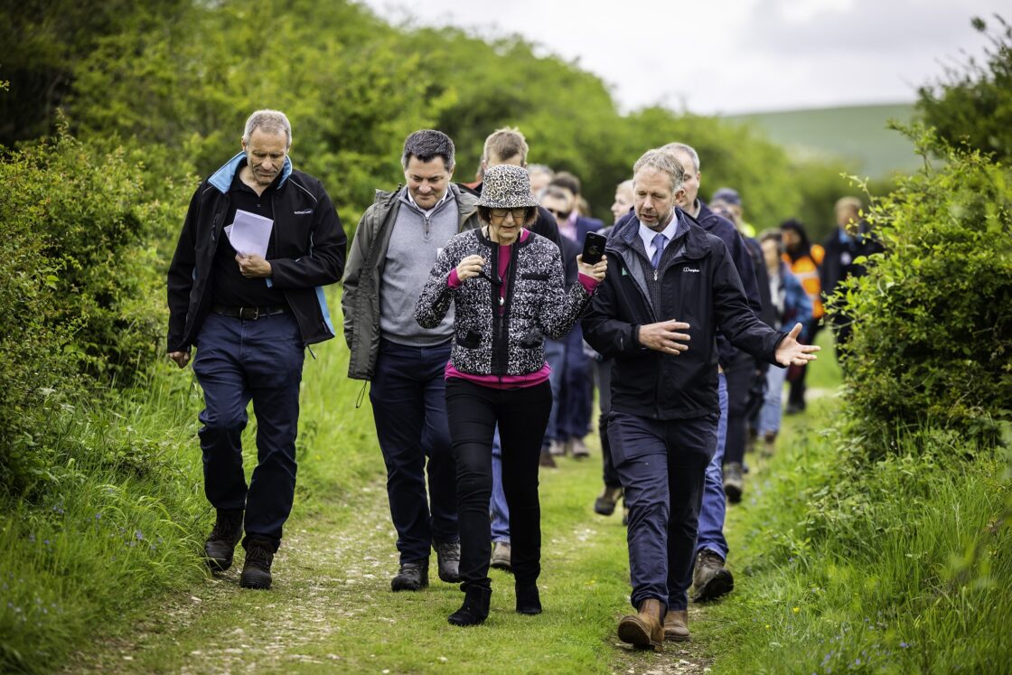 Site walkover as part of the event