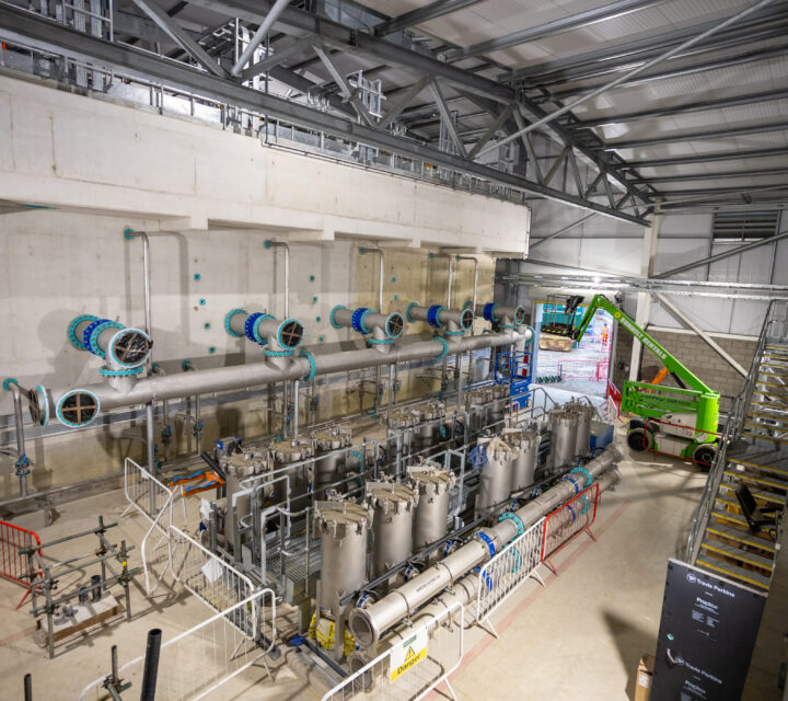 Inside our new water treatment works