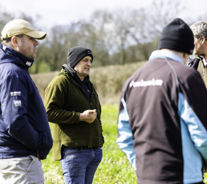 A group of landowners listening to a talk about Capital Grants